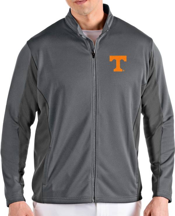 Antigua Men's Tennessee Volunteers Grey Passage Full-Zip Jacket