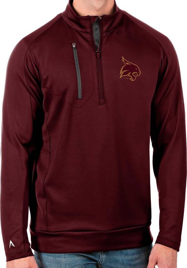 Antigua Men's Texas State Bobcats Maroon Generation Half-Zip Pullover Shirt product image