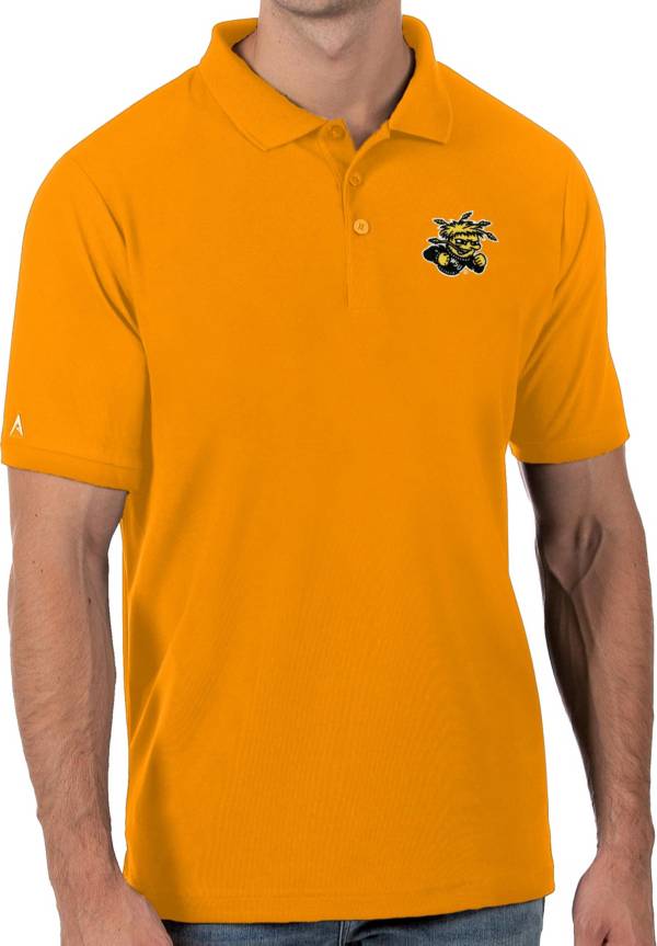 Antigua Men's Wichita State Shockers Gold Legacy Pique Polo