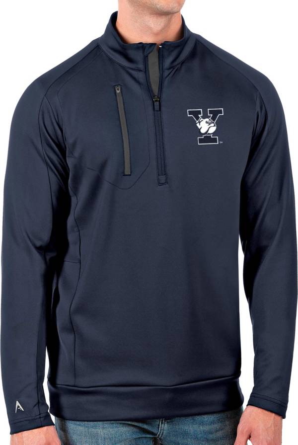 Antigua Men's Yale Bulldogs Yale Blue Generation Half-Zip Pullover Shirt product image