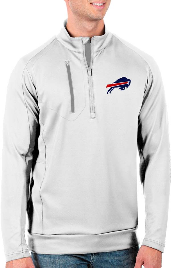 Antigua Men's Buffalo Bills White Generation Half-Zip Pullover