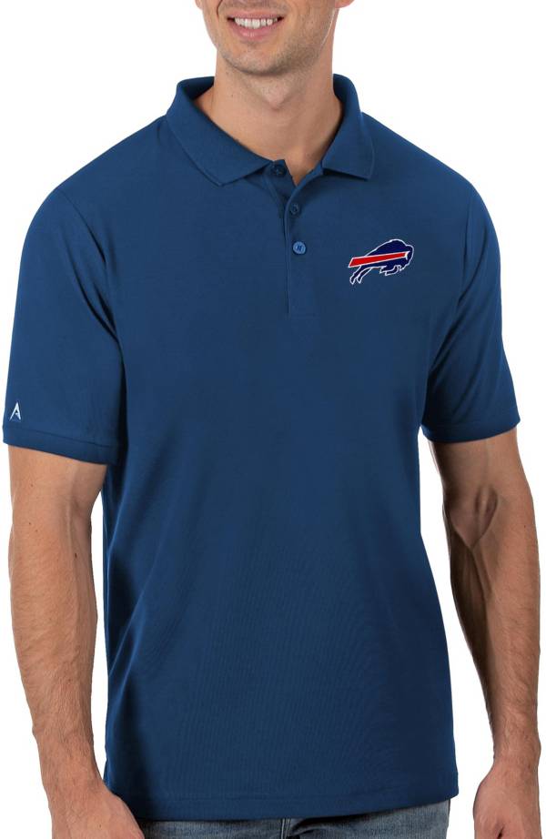 Antigua Men's Buffalo Bills Blue Legacy Pique Polo