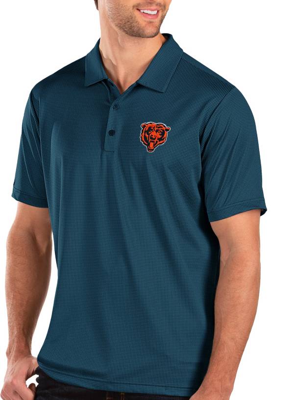 Antigua Men's Chicago Bears Navy Balance Polo