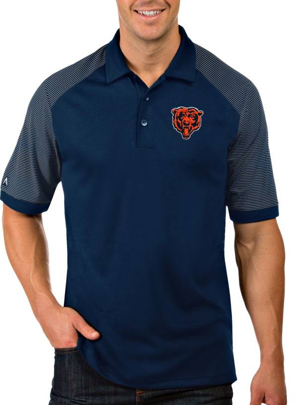 Antigua Men's Chicago Bears Navy Engage Polo