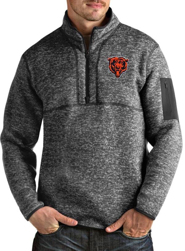 Antigua Men's Chicago Bears Smoke Fortune Pullover Jacket