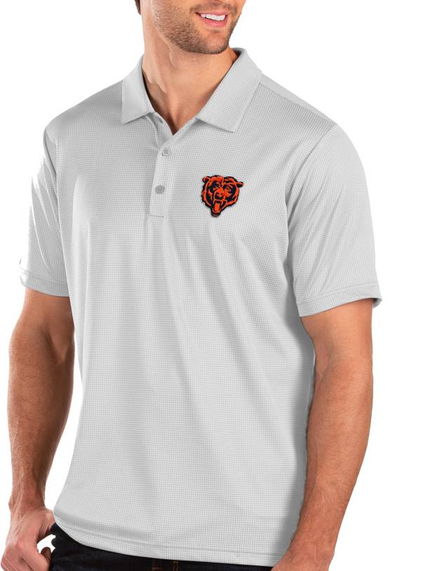 Antigua Men's Chicago Bears White Balance Polo