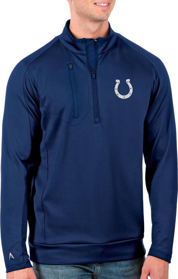 Antigua Men's Indianapolis Colts Royal Generation Half-Zip Pullover product image
