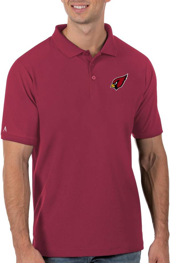 Antigua Men's Arizona Cardinals Red Legacy Pique Polo