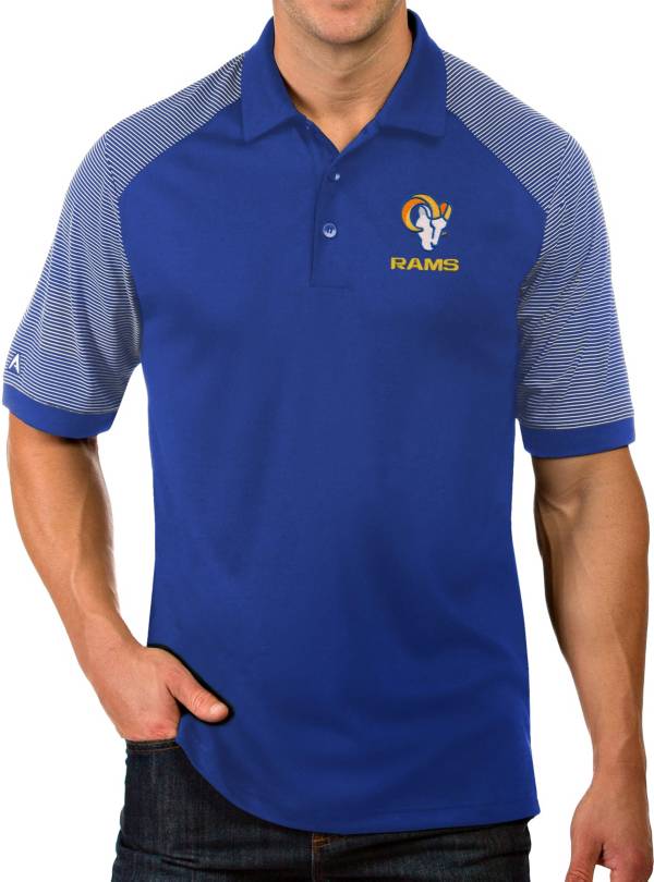 Antigua Men's Los Angeles Rams Royal Engage Performance Polo