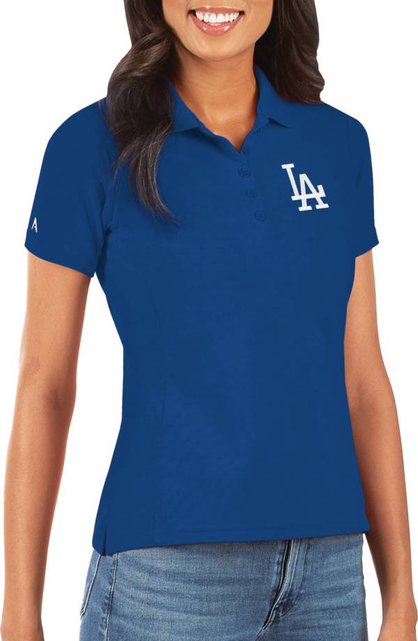 Antigua Women's Los Angeles Dodgers Royal Legacy Pique Polo