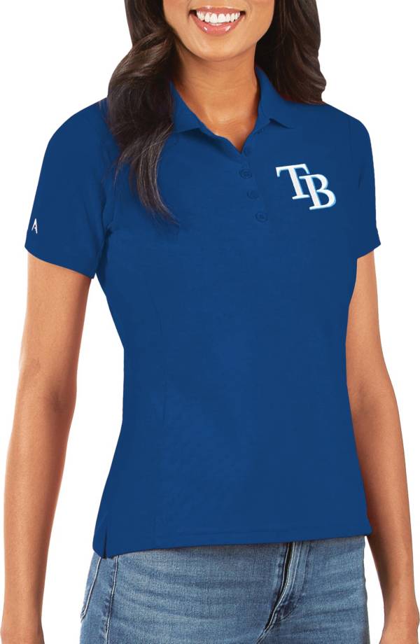 Antigua Women's Tampa Bay Rays Royal Legacy Pique Polo