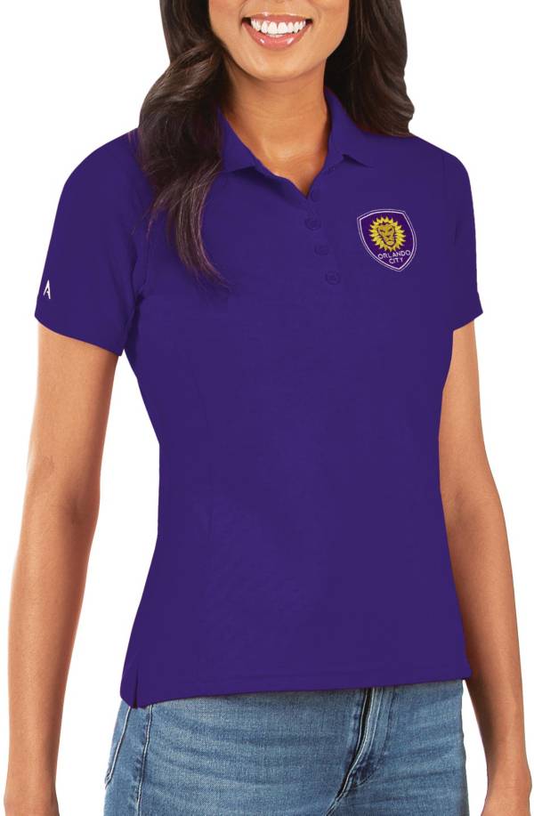 Antigua Women's Orlando City Purple Legacy Pique Polo product image