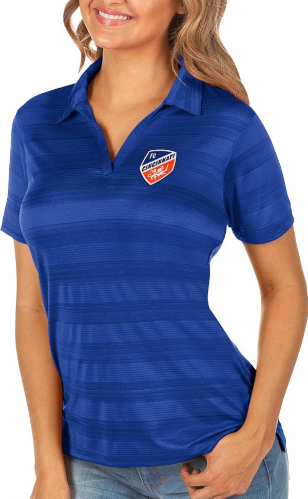 Antigua Women's FC Cincinnati Royal Compass Polo