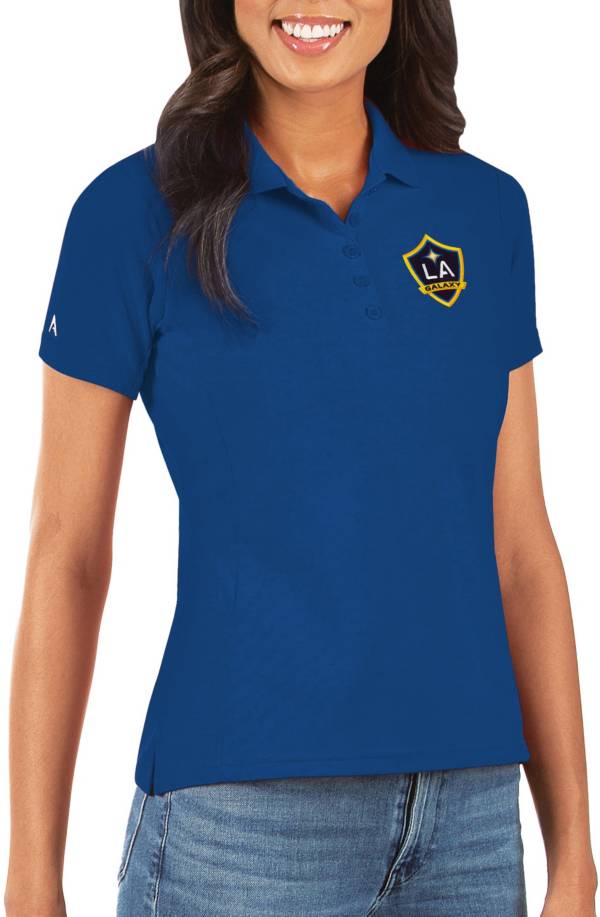 Antigua Women's Los Angeles Galaxy Blue Legacy Pique Polo