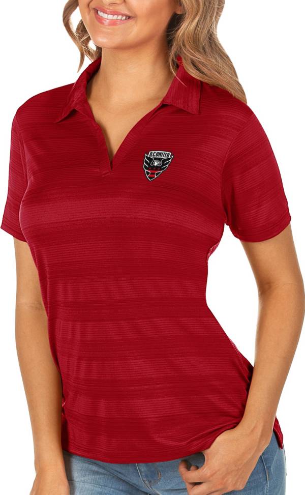 Antigua Women's D.C. United Red Compass Polo