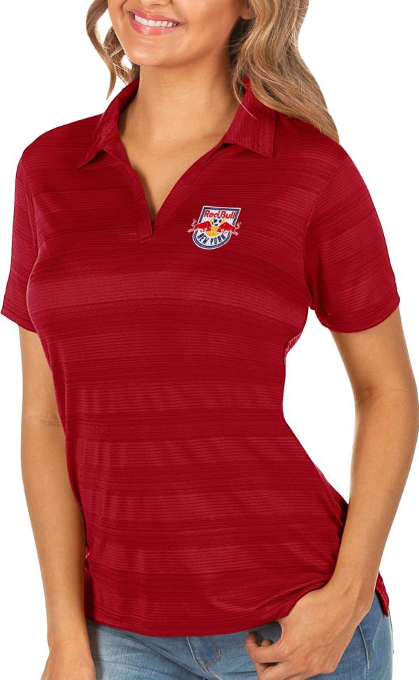 Antigua Women's New York Red Bulls Red Compass Polo