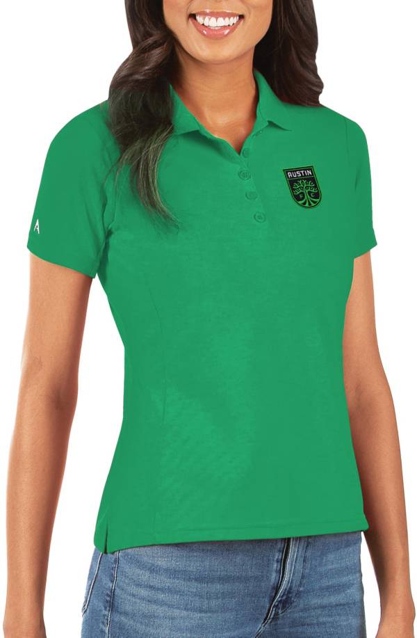 Antigua Women's Austin FC Green Legacy Pique Polo