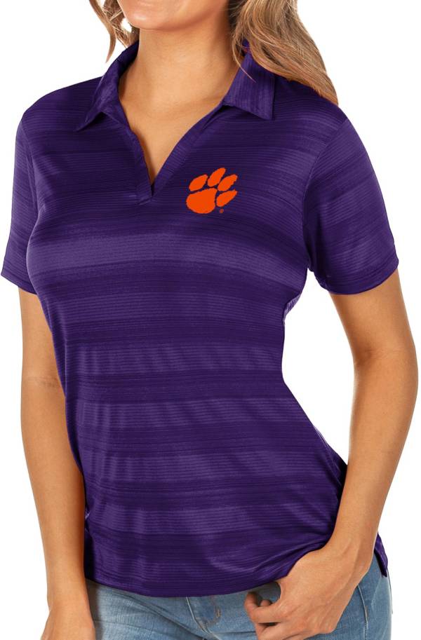 Antigua Women's Clemson Tigers Regalia Compass Polo