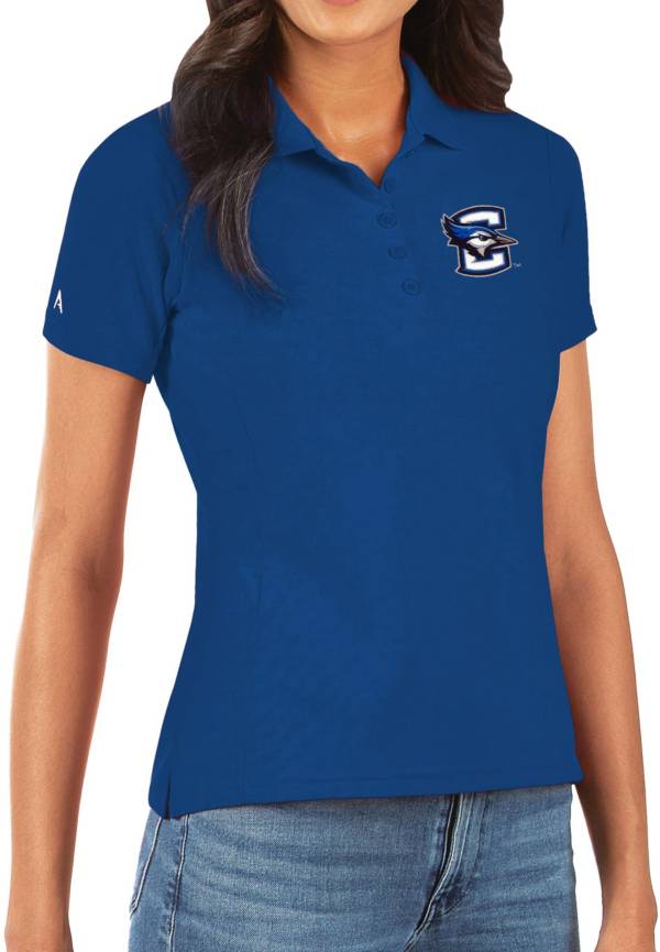 Antigua Women's Creighton Bluejays Blue Legacy Pique Polo