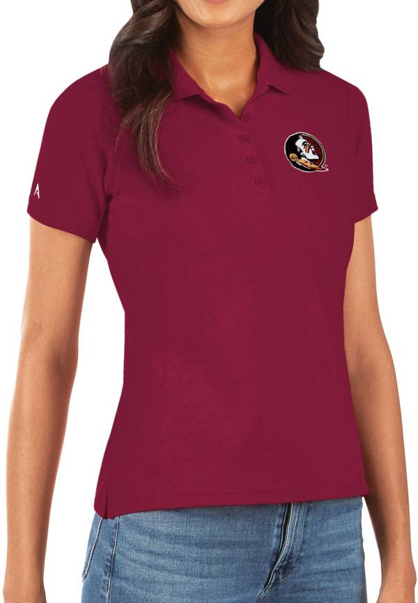 Antigua Women's Florida State Seminoles Garnet Legacy Pique Polo