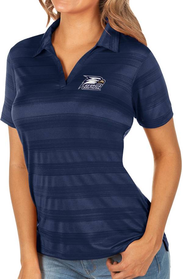 Antigua Women's Georgia Southern Eagles Navy Compass Polo