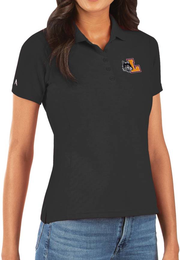 Antigua Women's Loyola-Chicago Ramblers Legacy Pique Black Polo