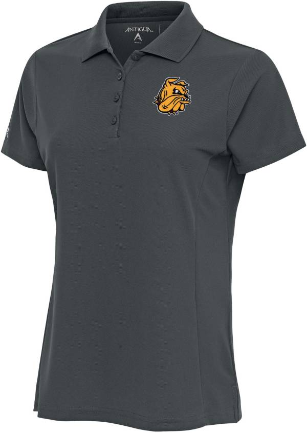 Antigua Women's Minnesota-Duluth Bulldogs Grey Legacy Pique Polo