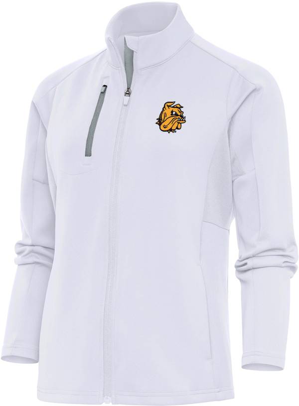 Antigua Women's Minnesota-Duluth Bulldogs Generation Half-Zip Pullover White Shirt