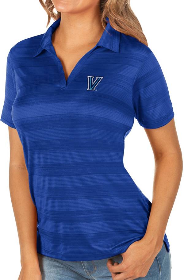 Antigua Women's Villanova Wildcats Navy Compass Polo