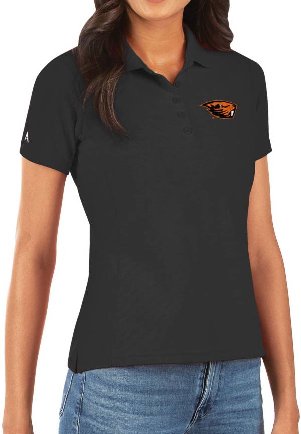 Antigua Women's Oregon State Beavers Grey Legacy Pique Polo