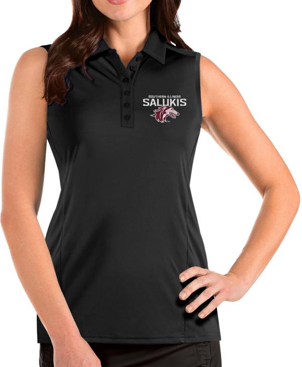 Antigua Women's Southern Illinois  Salukis Tribute Sleeveless Tank Black Top product image