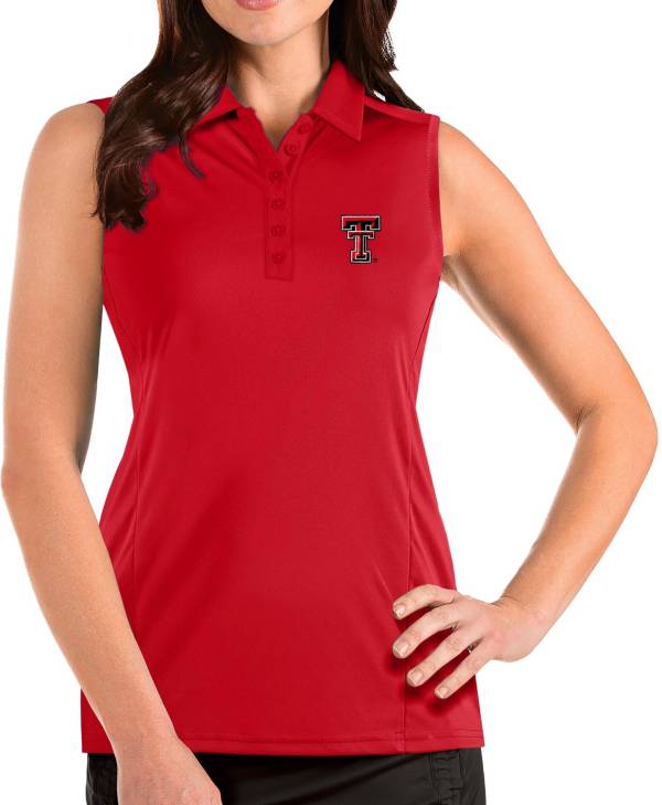 Antigua Women's Texas Tech Red Raiders Red Tribute Sleeveless Tank Top product image