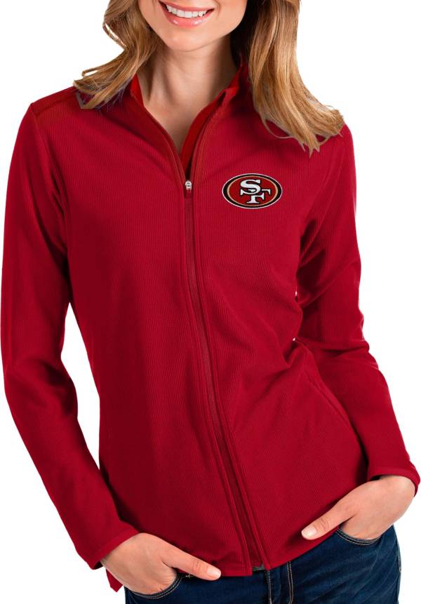 Antigua Women's San Francisco 49ers Glacier Red Full-Zip Jacket