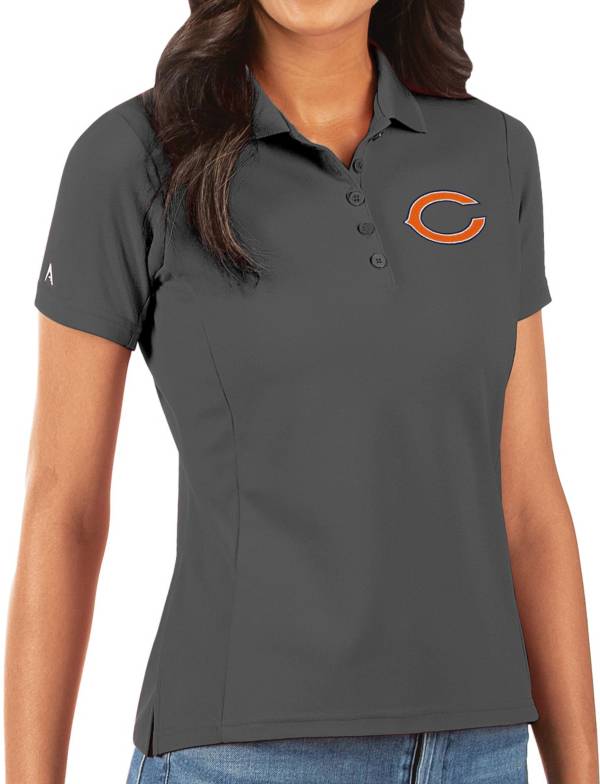 Antigua Women's Chicago Bears Grey Legacy Polo product image