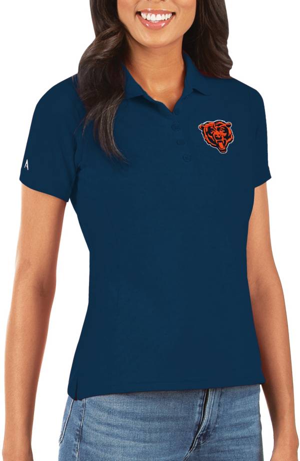 Antigua Women's Chicago Bears Navy Legacy Polo product image