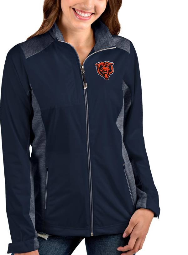 Antigua Women's Chicago Bears Navy Revolve Full-Zip Jacket