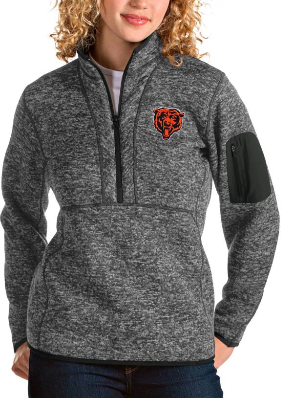 Antigua Women's Chicago Bears Smoke Fortune Pullover Jacket product image