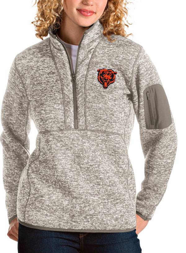 Antigua Women's Chicago Bears Oat Fortune Pullover Jacket product image