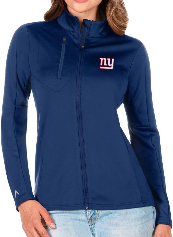 Antigua Women's New York Giants Royal Generation Full-Zip Jacket