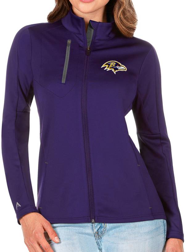 Antigua Women's Baltimore Ravens Purple Generation Full-Zip Jacket