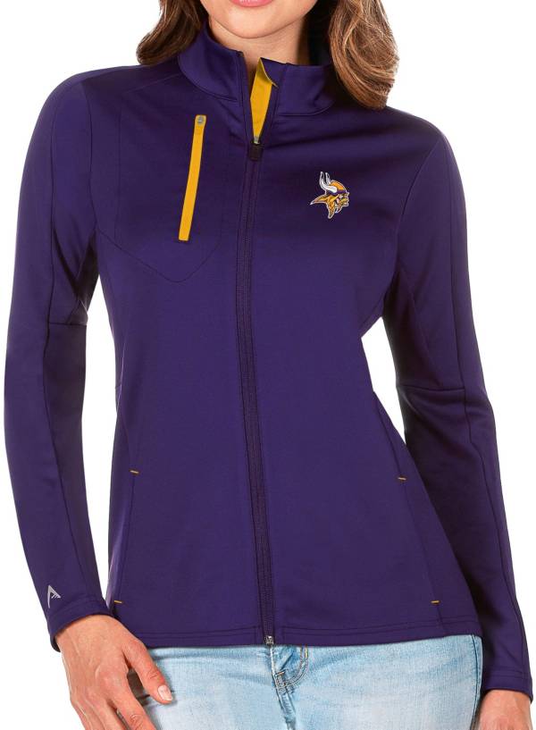 Antigua Women's Minnesota Vikings Purple Generation Full-Zip Jacket