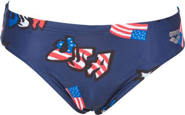 arena Men's Graffiti USA Swim Brief