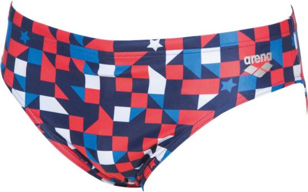 arena Men's Red USA Swim Brief