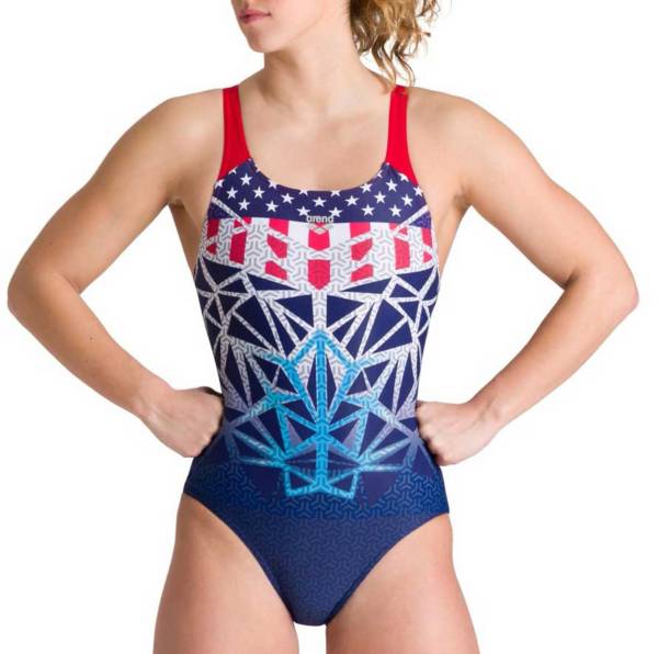 arena Bishamon USA Swim Pro Back One-Piece Swimsuit product image