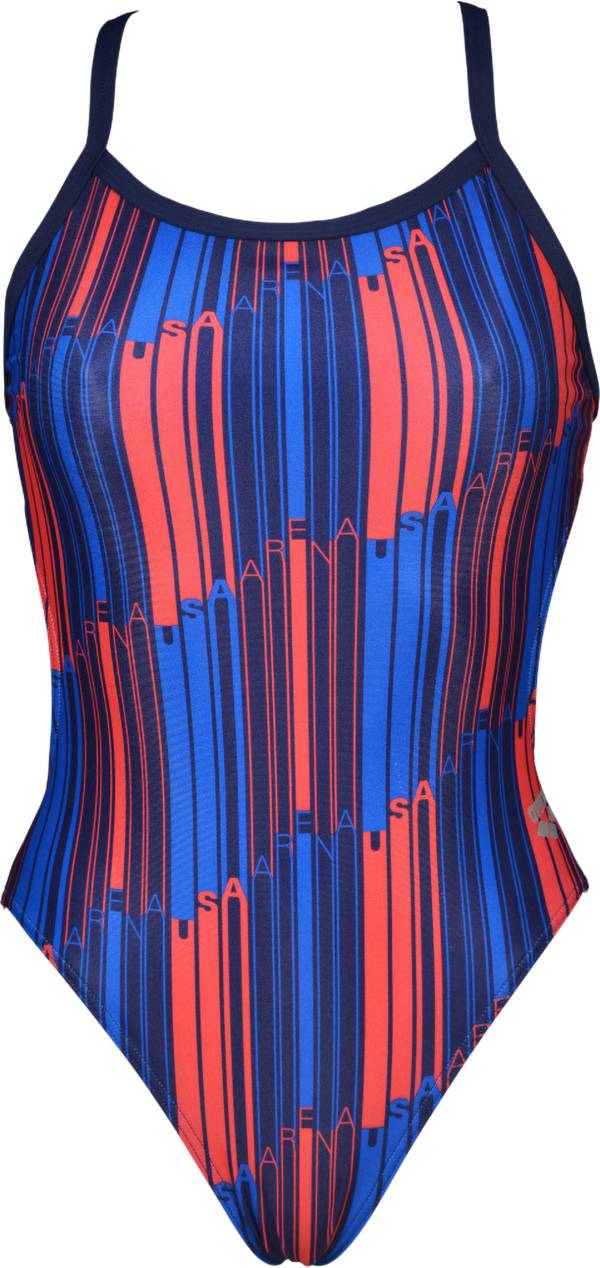 arena Women's USA Challenge Back One Piece Swimsuit