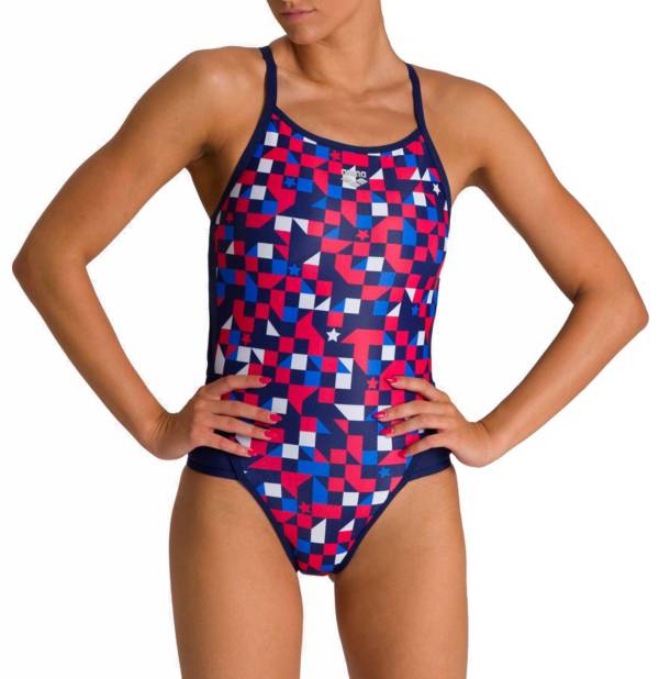 arena Women's USA Superfly Back One Piece Swimsuit