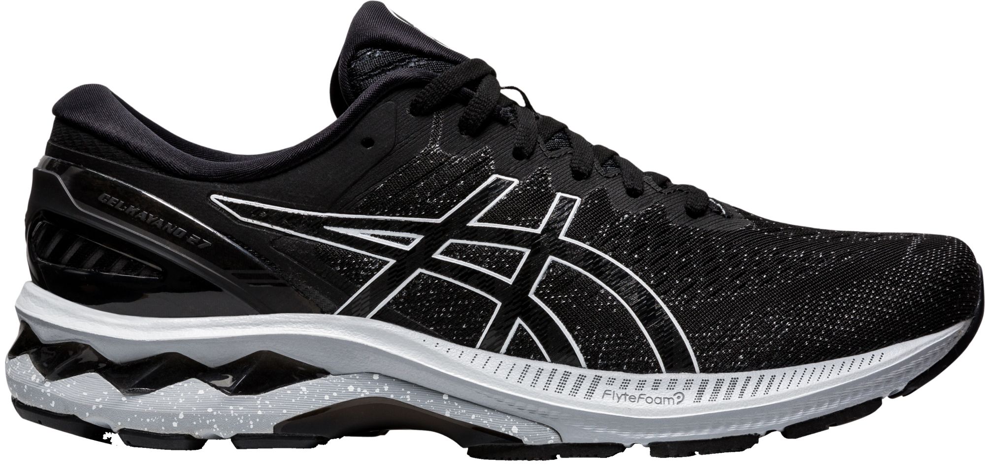 asics black and white