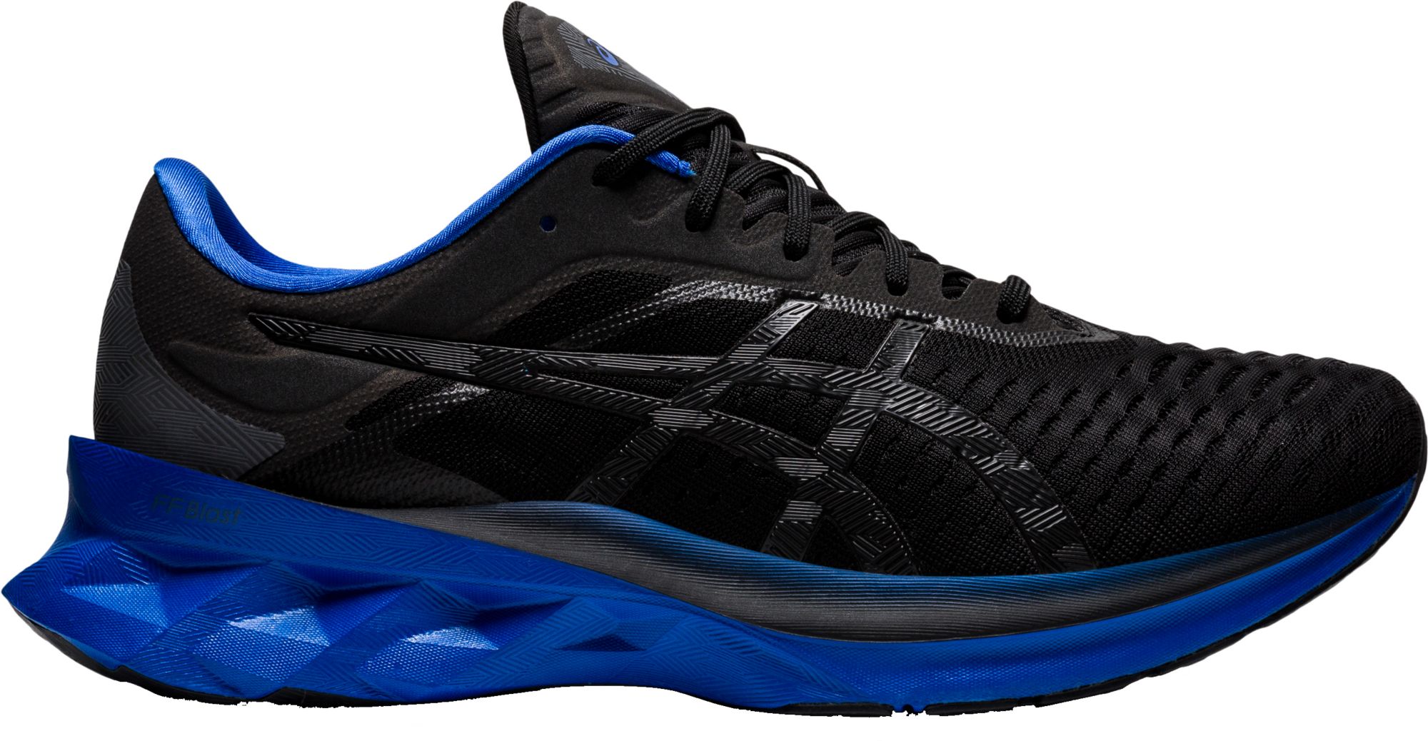 asics shoes blue and black