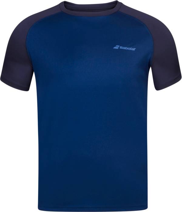 Babolat Boys' Play Crewneck Short Sleeve Tennis T-Shirt