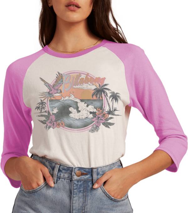 Billabong Women's Ride Alone 3/4 Sleeve T-Shirt